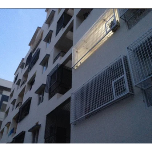 Balcony Safety Grills - Color: Black