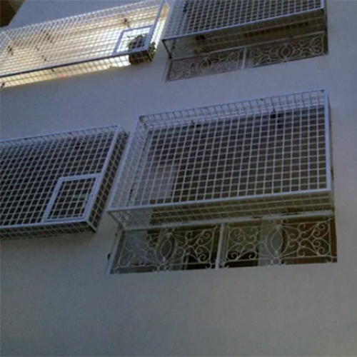 Balcony Grill - Color: White