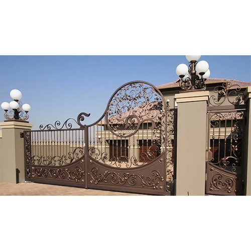 Flower Gate - Color: Brown
