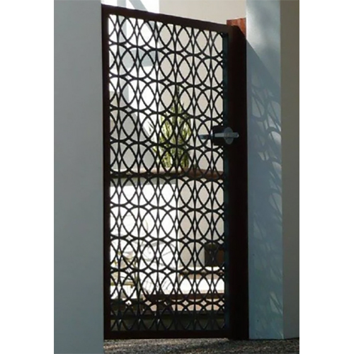 21Mm Mild Steel Safety Single Door - Color: Brown