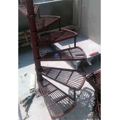 21mm Mild Steel Spiral Step Staircase