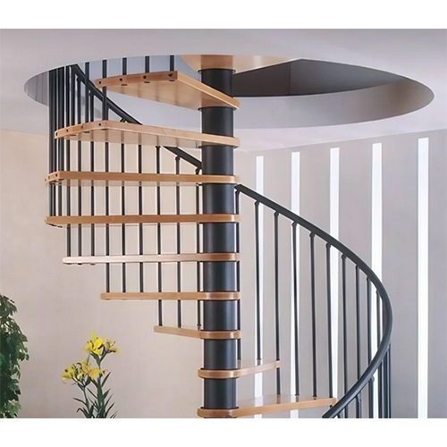 Round Staircase - Color: Black