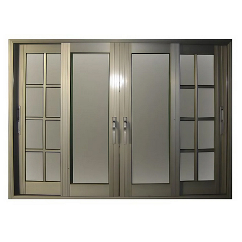 Aluminium Door - Color: Grey