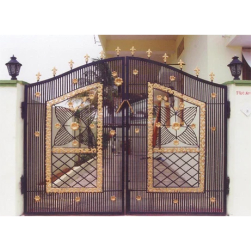 24Mm Mild Steel Arch Main Gate - Color: Black