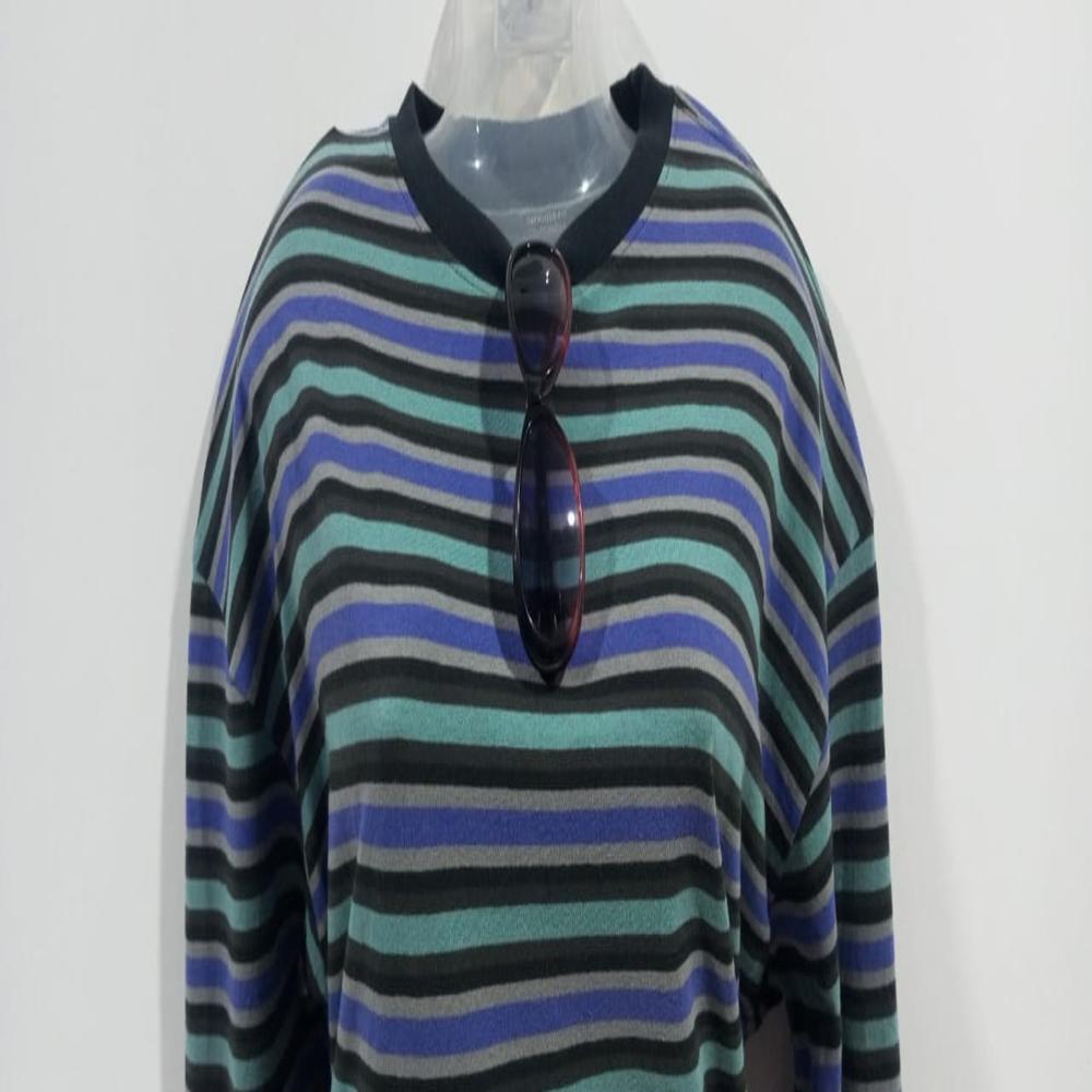 180 GSM Ladies Cotton Striped T Shirt