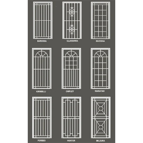 Window Grills - Color: White