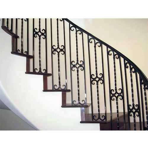 Staircase Railing - Color: Black