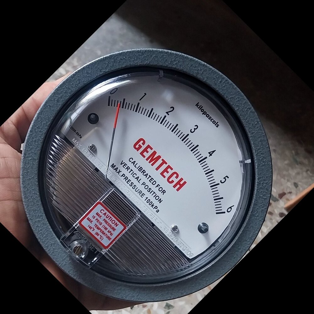 GEMTECH Differential Pressure Gauge Wholesaler India By Lamington Road Mumbai