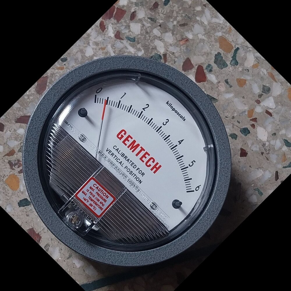 GEMTECH Differential Pressure Gauge Wholesaler India By Dohad Industrial Area Gujarat