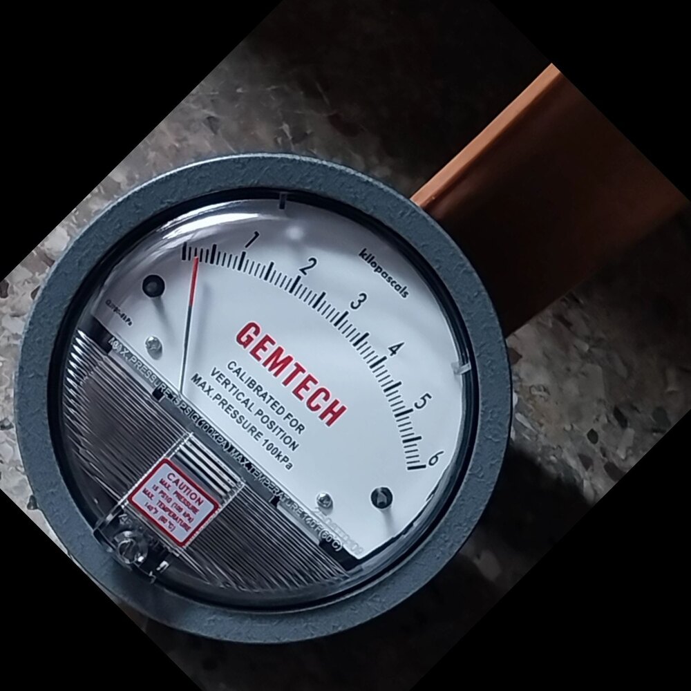 GEMTECH Differential Pressure Gauge Wholesaler India By Dohad Industrial Area Gujarat