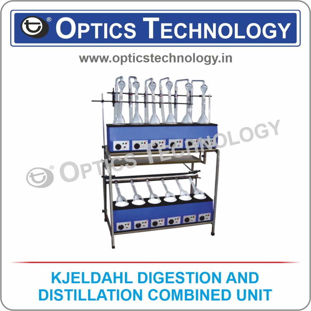KJELDAHL DISTILLATION & DIGESTION (COMBINED UNIT)( 6 Test Mantle Type )