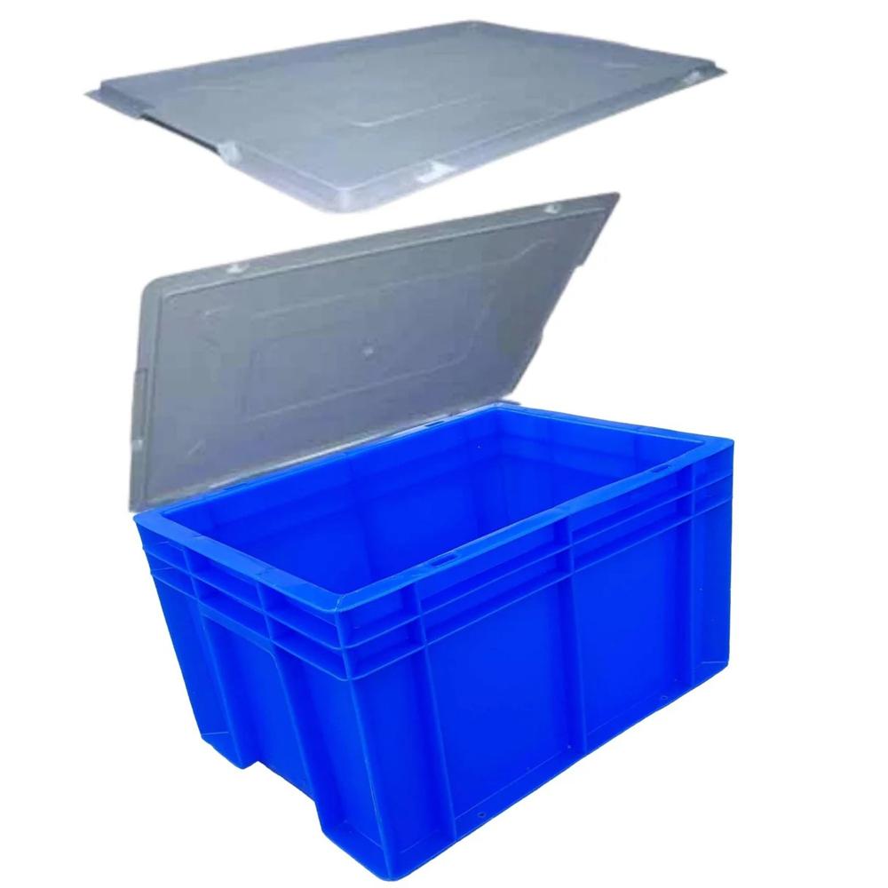 PLASTIC CRATE WITH LID