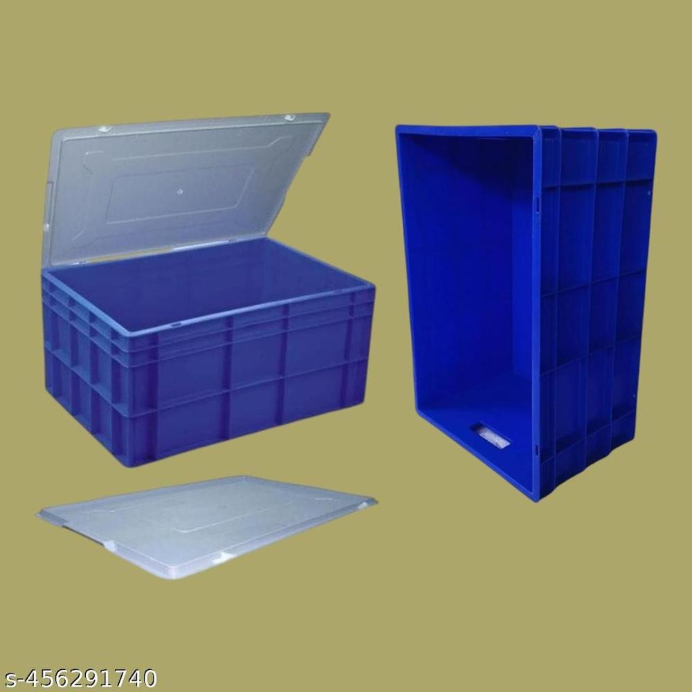 Plastic Crate With Lid