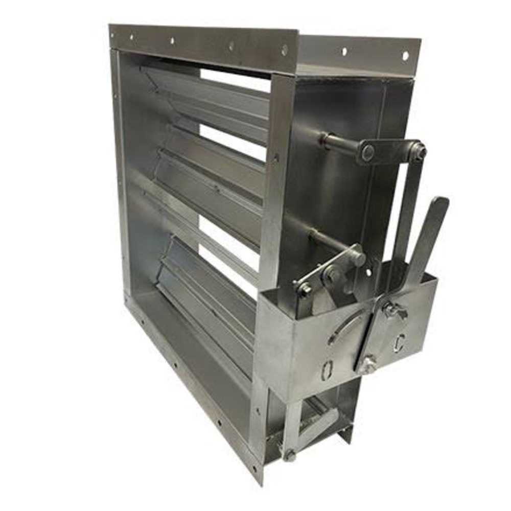 Motorized Fire Damper - Color: Sliver