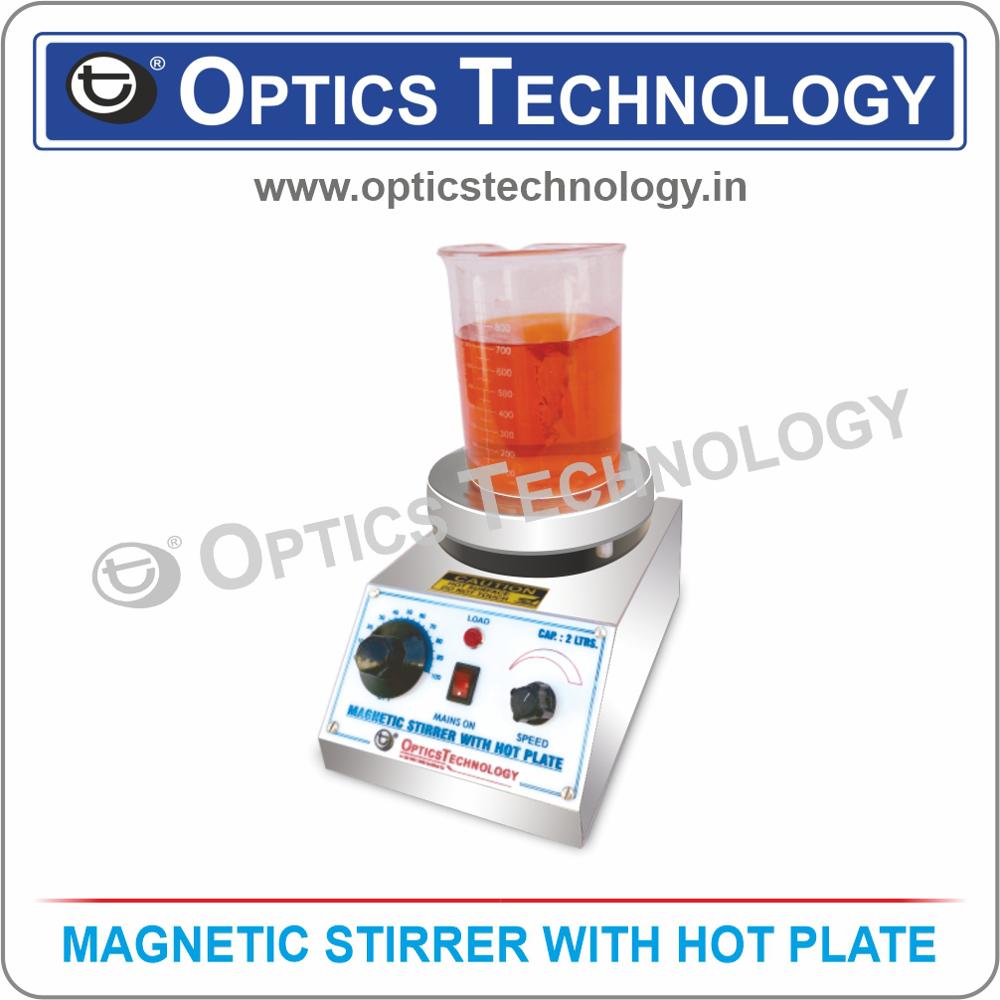 MAGNETIC STIRRER (WITH HOT PLATE)