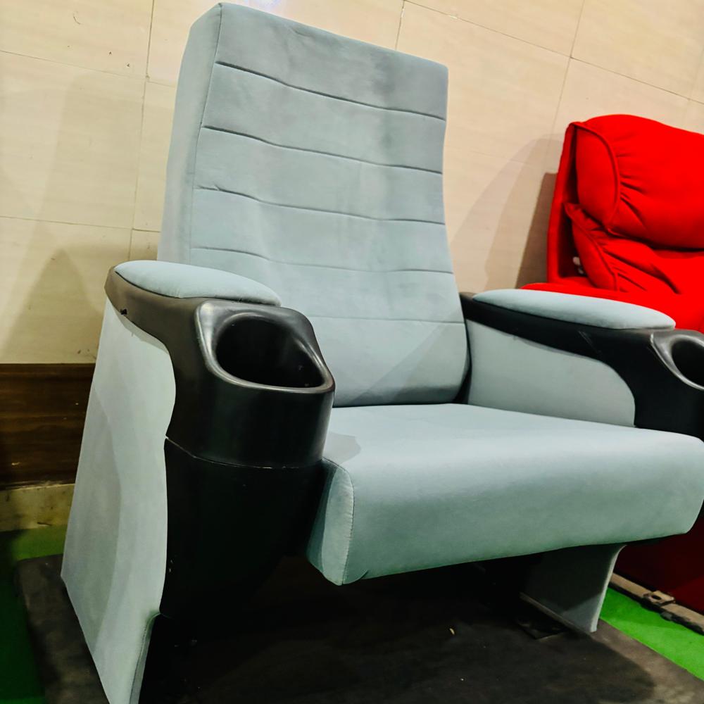 Cream Color Cinema Hall Chair