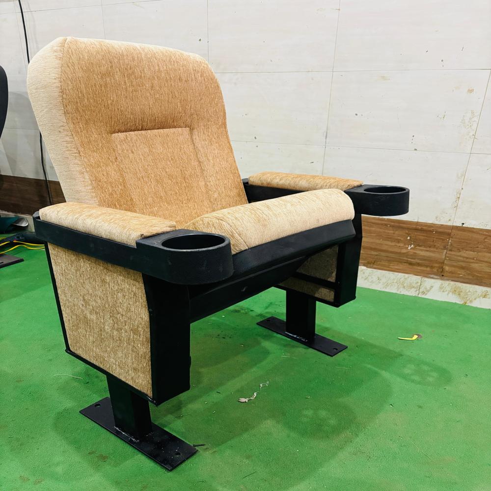 Cream Color Cinema Hall Chair