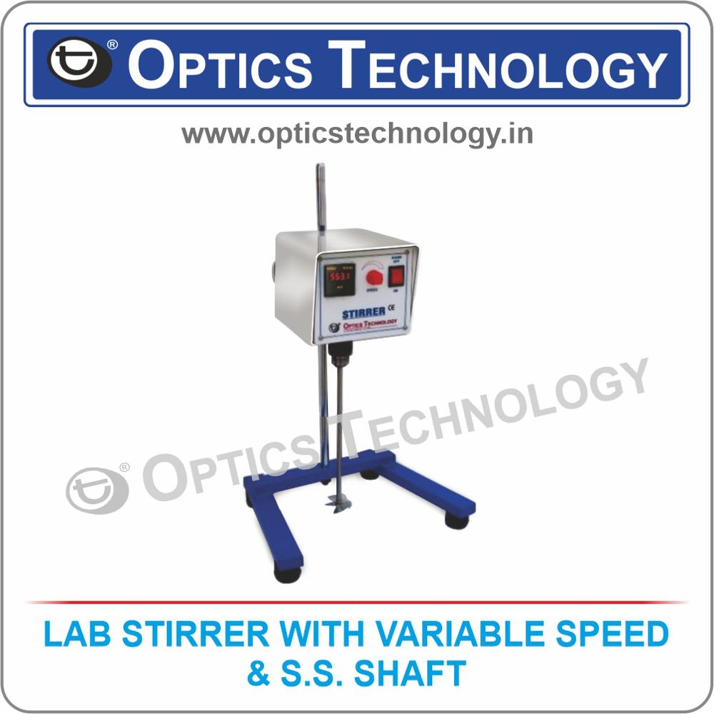 LAB STIRRER (WITH VARIABLE SPEED & S.S. SHAFT)