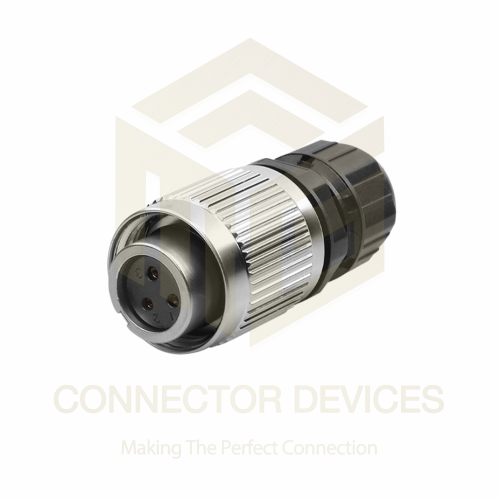 YW16 500V 10A 3Pin Metal Female Plug IP67 Waterproof Power Connector Metal Shell Solder Terminal