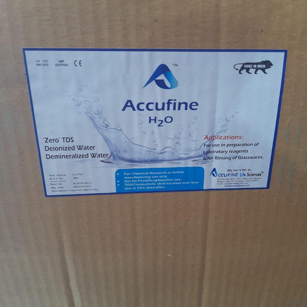 Accufine Deionized Water