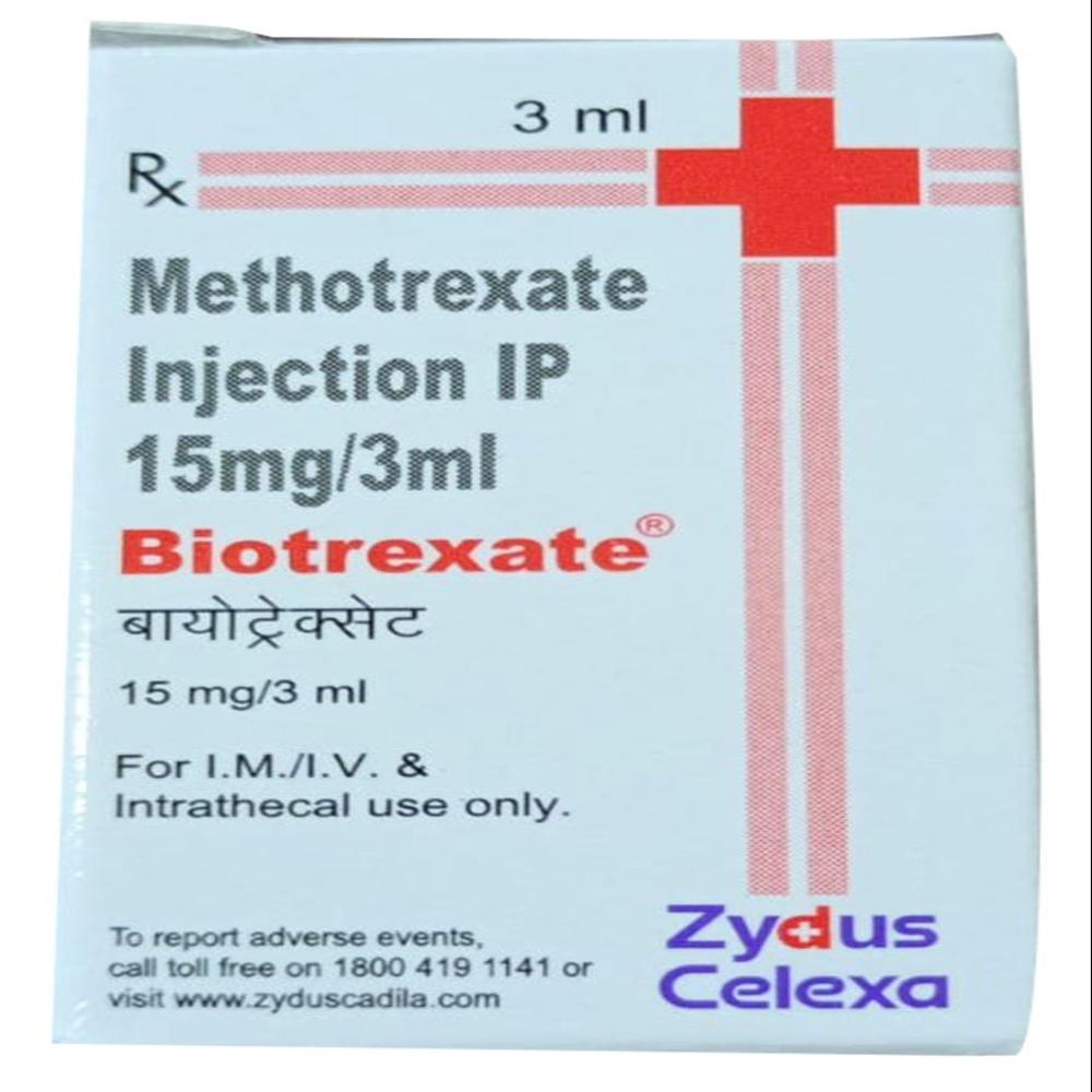 Biotrexate Methotrexate 15mg Injection - Origin: India