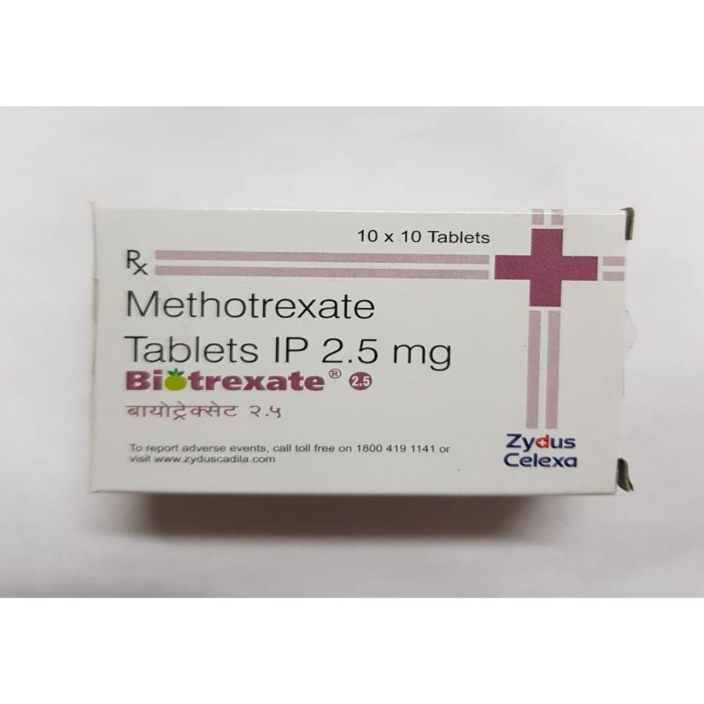 Biotrexate Methotrexate 2.5mg Tablet - Origin: India