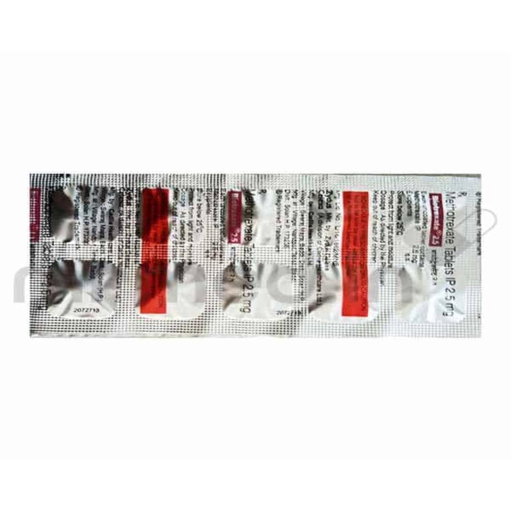 Biotrexate Methotrexate 2.5mg Tablet - Origin: India
