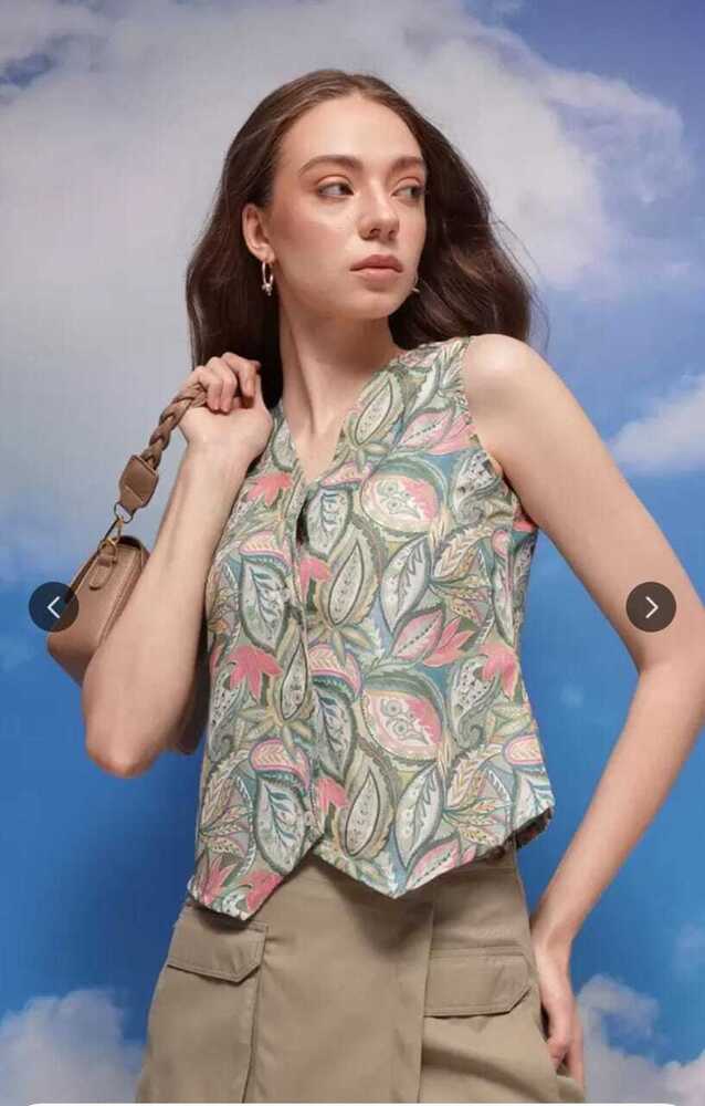 100% cotton ladies top for office & collage