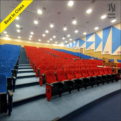 Auditorium Chair - Color: Options: Red