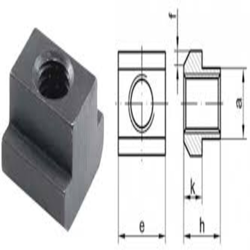 Carbon Steel T-nut - Color: Black