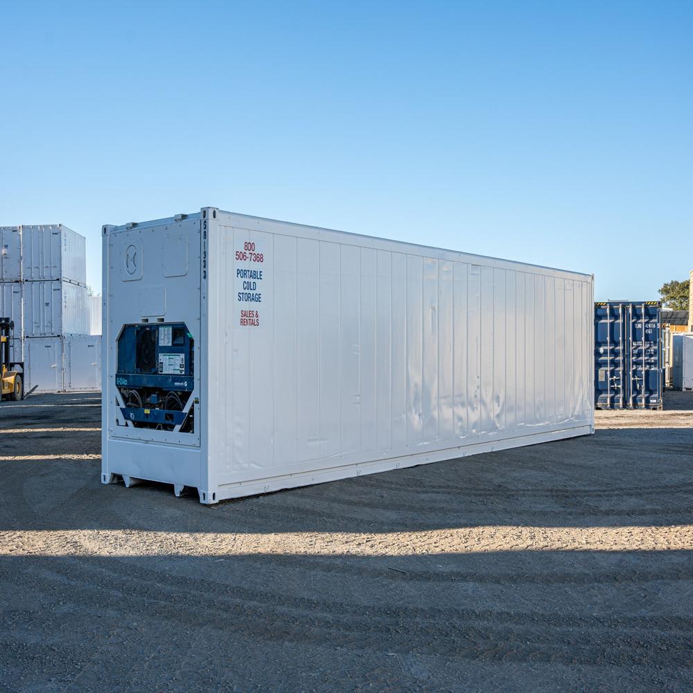 Cold storage shipping container