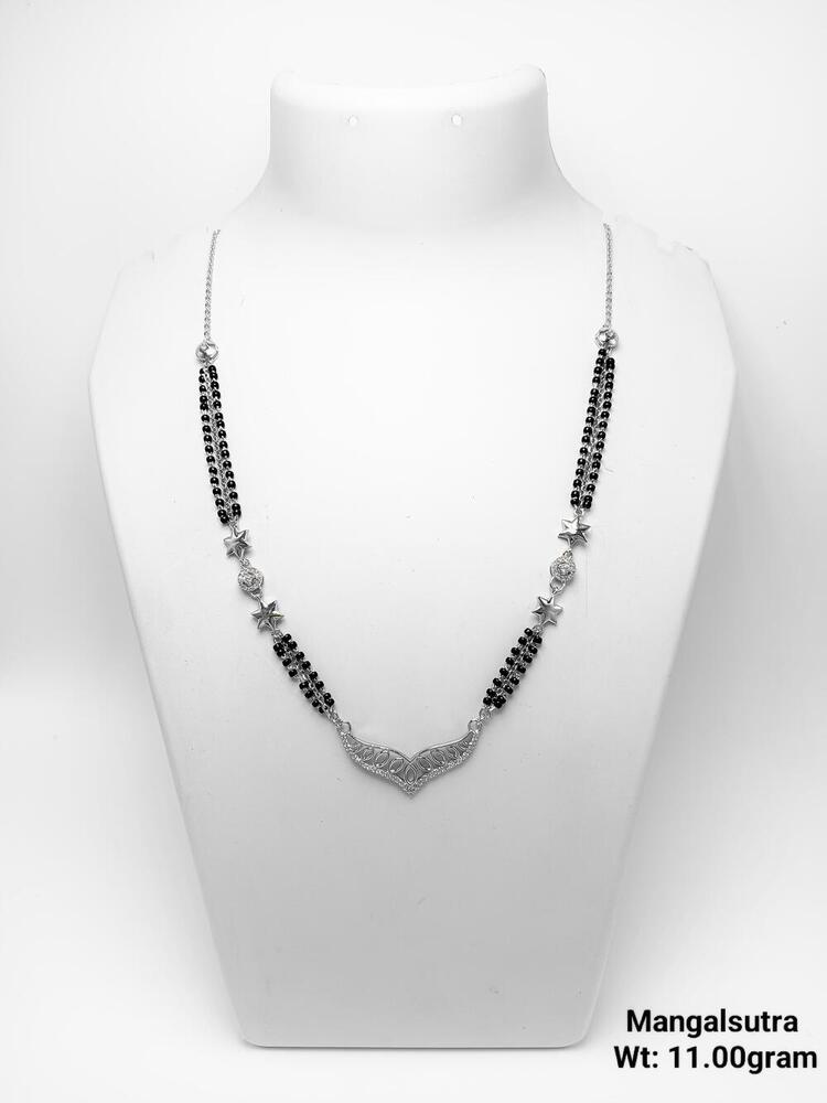 92.5 Silver Mangalsutra