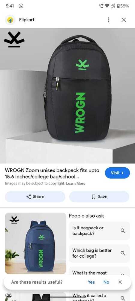 Backpack Soulder LAPTOP/PITTHU/TOUR BAG ETC..