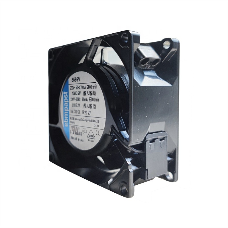 ebmpapst 8556V 8556VW 8038 80x80x38mm 8cm 230V AC 36CFM 11W 35dBA IP20 Ball Bearing ABB Inverter Axial Cooling Fan