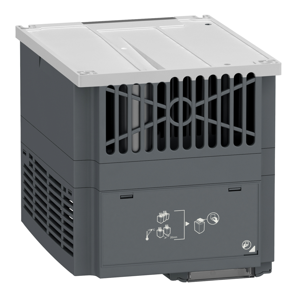 ATV310HU55N4E-variable speed drive, Easy Altivar 310, heavy duty, 5.5kW, 7.5hp, normal duty, 7.5kW, 10hp, 380 to 460V, without EMC