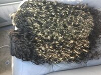 Machine weft hair