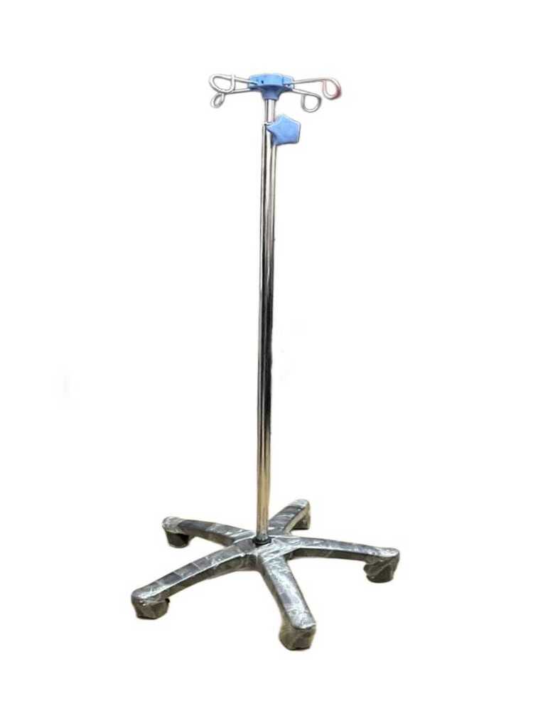 IV Stand  S.S. 4 Hook with Plastic Base