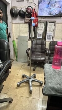 IV Stand  S.S. 4 Hook with Plastic Base