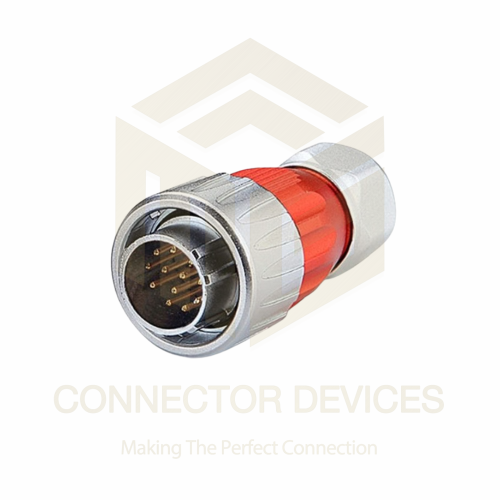 DH20 250V 5A 12Pin Male Plug IP67 Metal Waterproof Power Connector Metal Shell Solder Terminal