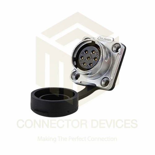 DH20 500V 10A 7Pin Female Socket IP67 Metal Waterproof Power Connector Metal Shell Solder Terminal