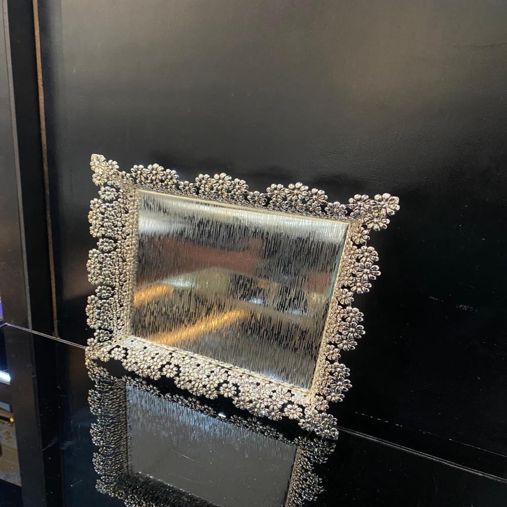 silver plated squer tray