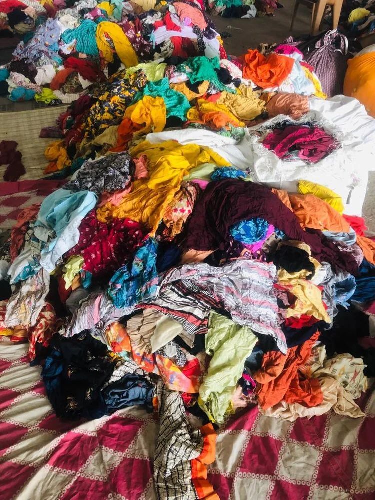 Cotton Waste Cloth - Color: Multicolor