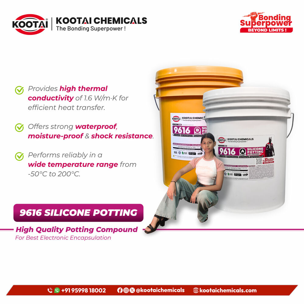 Silicone Potting 9616 - Color: Part A: Gray