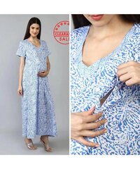 feeding nighty cotton