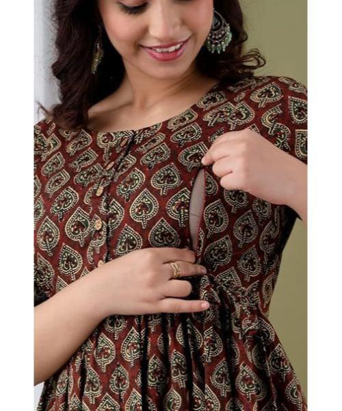 Feeding nighty cotton