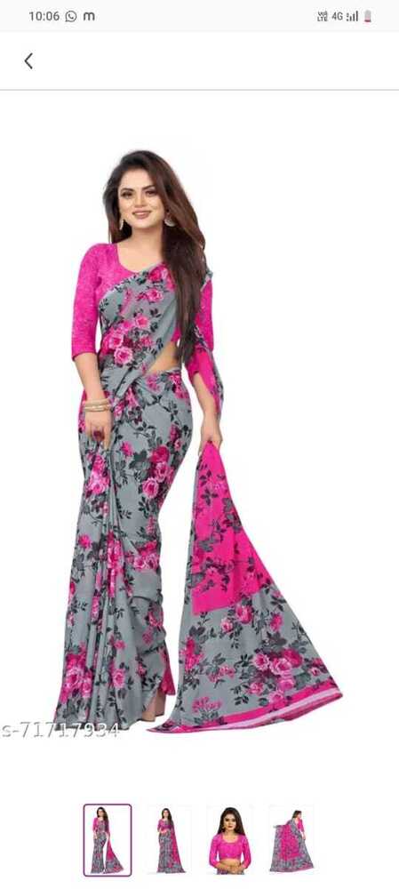 PRINTED SAREE FOR WOMEN'S