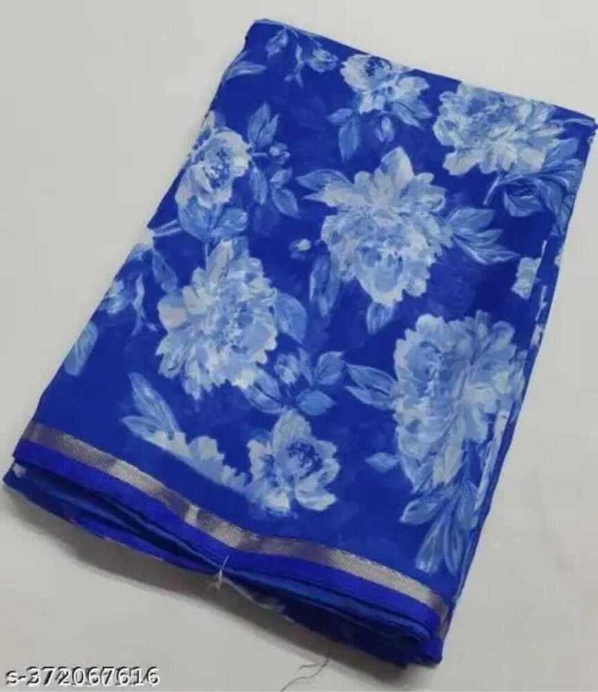 PRINTED SAREE FOR WOMEN'S