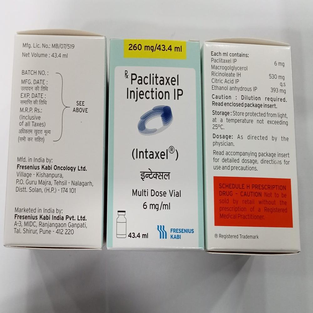 Intaxel Paclitaxel 260mg Injection