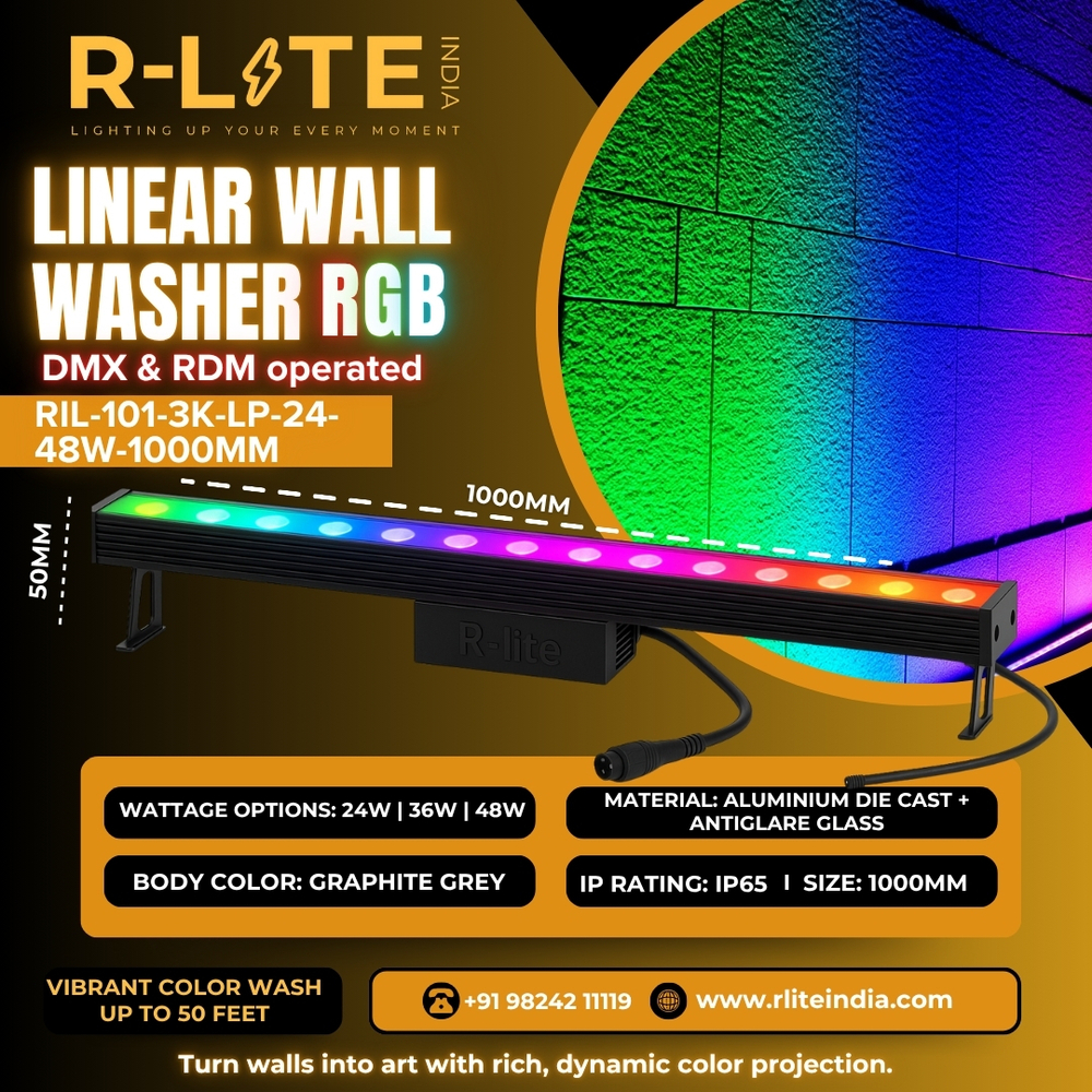 LINEAR WALL WASHER LIGHTS - SINGAL COLOUR 300MM