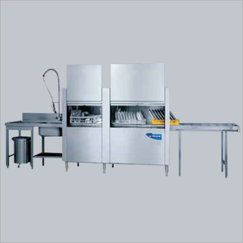 RACK CONVEYOR DISHWASHER - High-Productivity 200 Baskets/Hour Capacity, 820 mm Pre-Washing Module with Blade Technology, Adaptable Layout